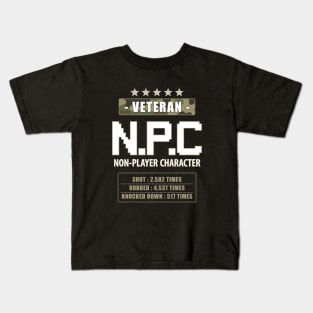 Veteran NPC Design Kids T-Shirt